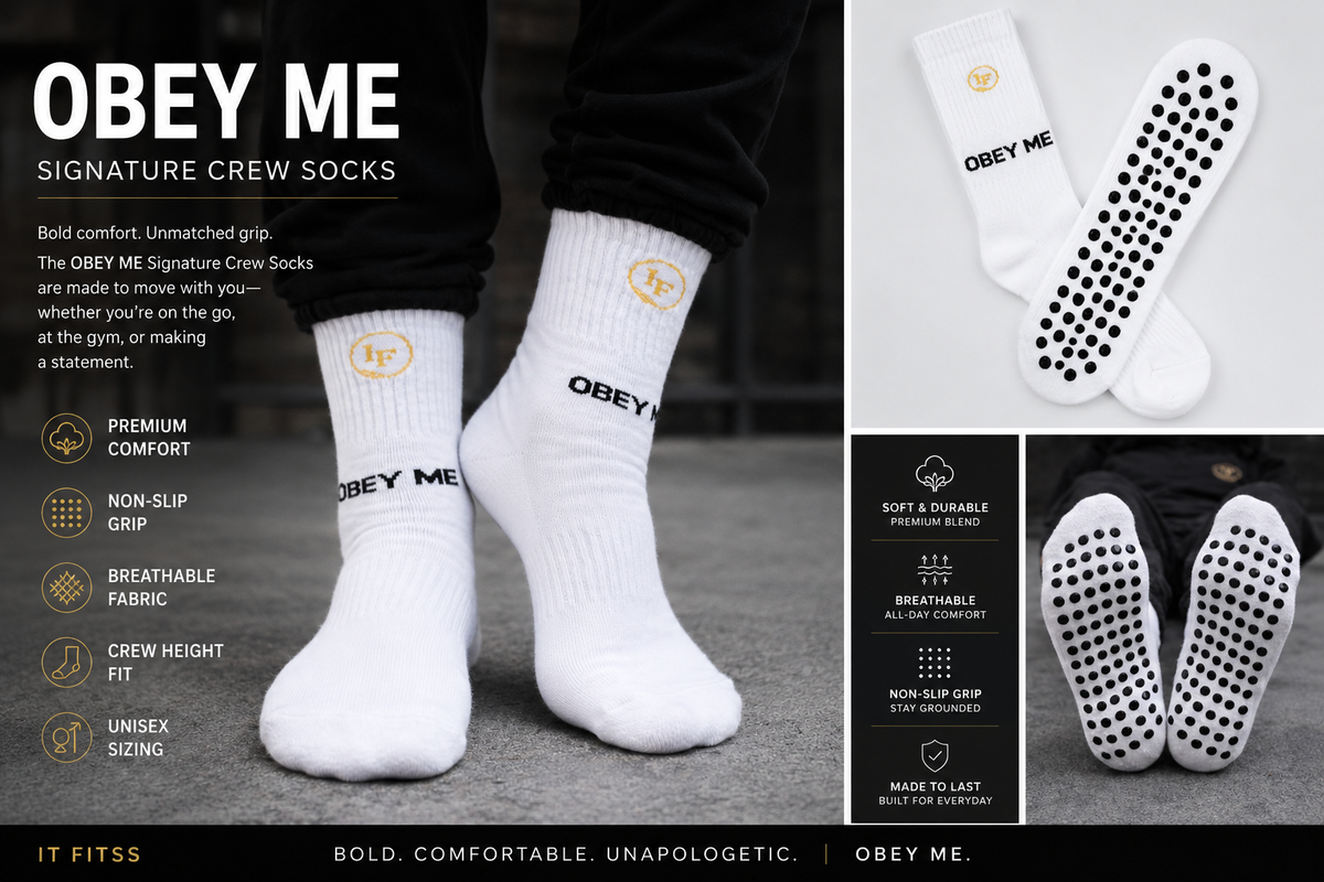 OBEY ME Signature Crew Socks